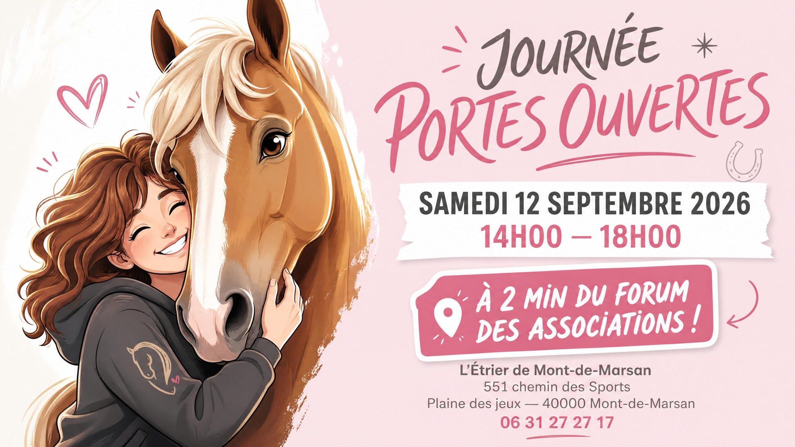 Portes ouvertes et baptêmes poney à l'Etrier de Mont de Marsan